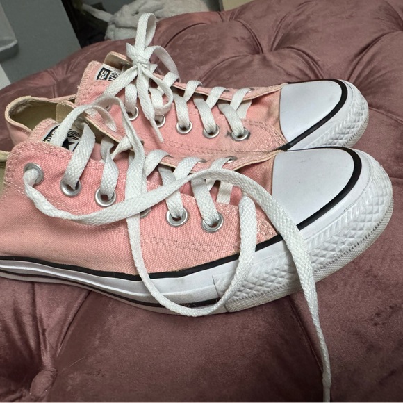 Converse Pink and Cream Sneakers - Picture 1 of 5